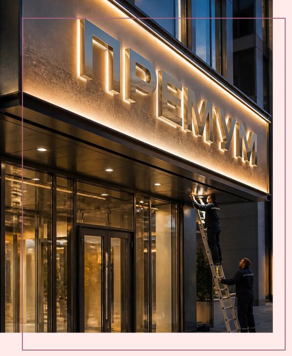 Световые объемные буквы в Копейске от 6671 р. | Аванза-Кпс