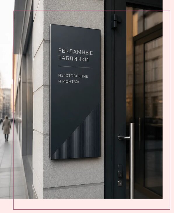 Рекламные таблички в Копейске по цене от 4618 р. | Аванза-Кпс