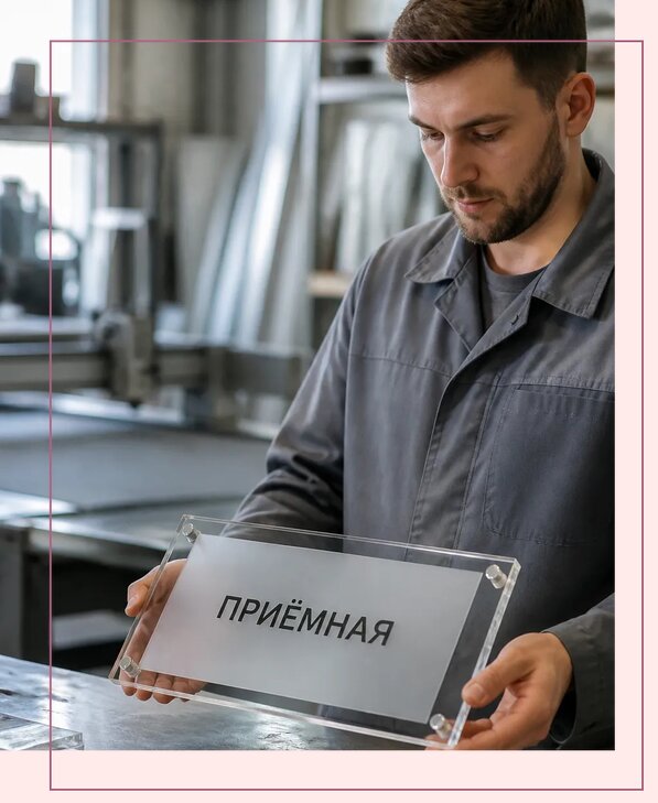 Таблички из оргстекла на заказ в Копейске от 4003 р. | Аванза-Кпс