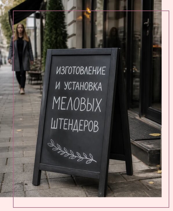 Меловые штендеры в Копейске по цене от 6671 р. | Аванза-Кпс
